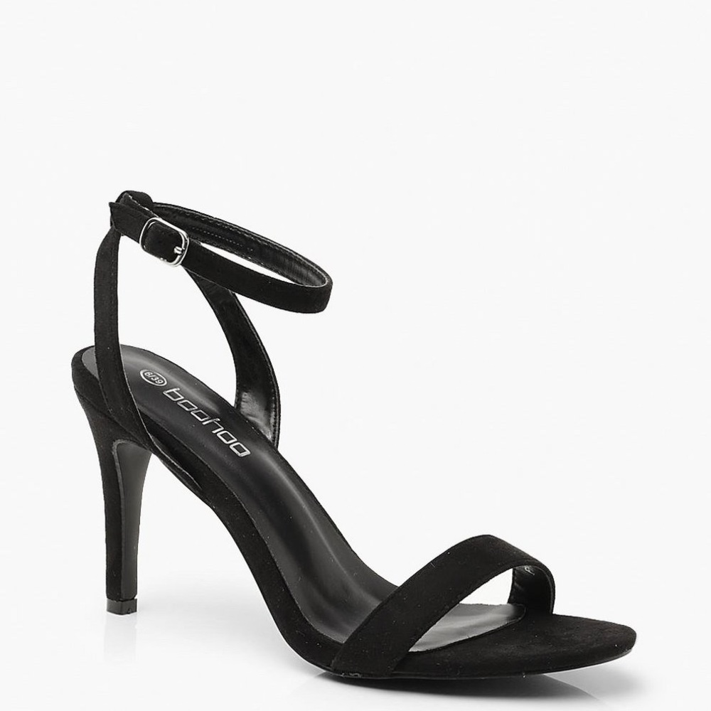 ◾️BLACK◾️Skinny Barely There Heels ⭐️ALL BIDS ⭐️